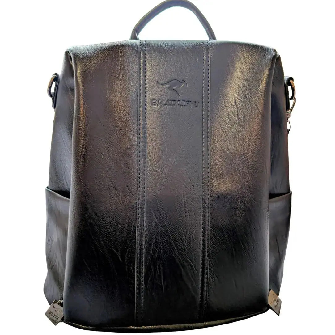 Sac à dos femme Olixya noir, antivol et sécurisé, vue de face